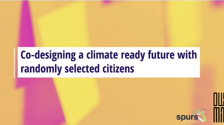 Citizen Assemblies: Co-designing a climate-ready future with randomly selected citizens
            April 19, 2023 – 12:30pm

      Event