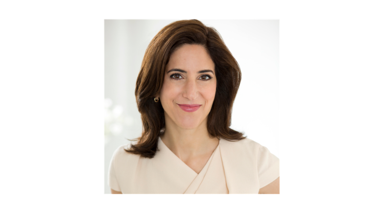 Headshot of Hana Foroohar, centered