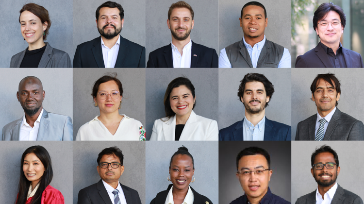 A collage of the headshots of the 2022/2023 cohort of SPURS Fellows