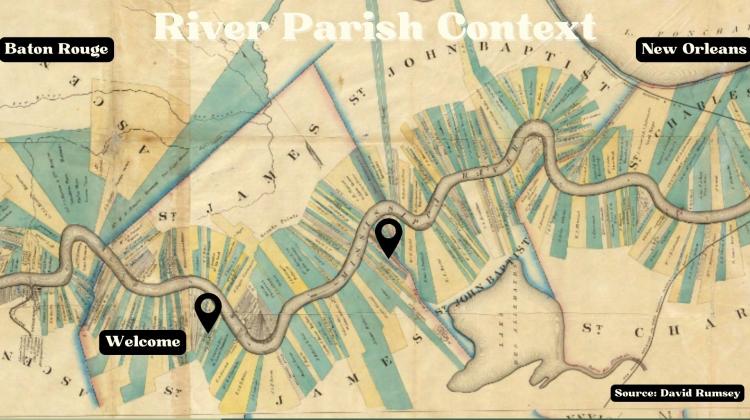 Map of River Parish