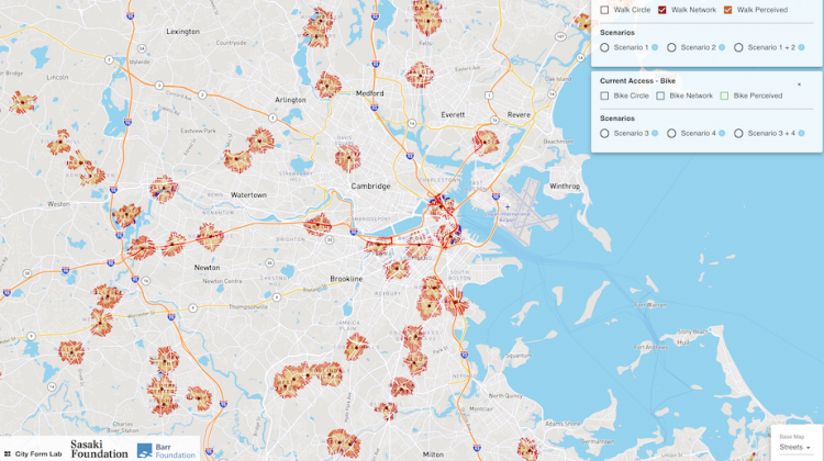 توسعه دسترسی حمل و نقل عمومی: بهبود پیاده‌روی و دوچرخه سواری به ایستگاه‌های قطارهای شهری در منطقه بوستون بزرگ