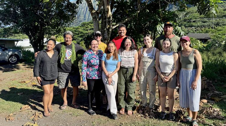 Photo of the Indigenous Environmental Planning class